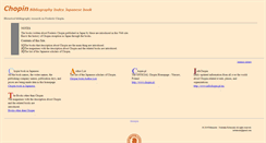 Desktop Screenshot of chopin-book.com